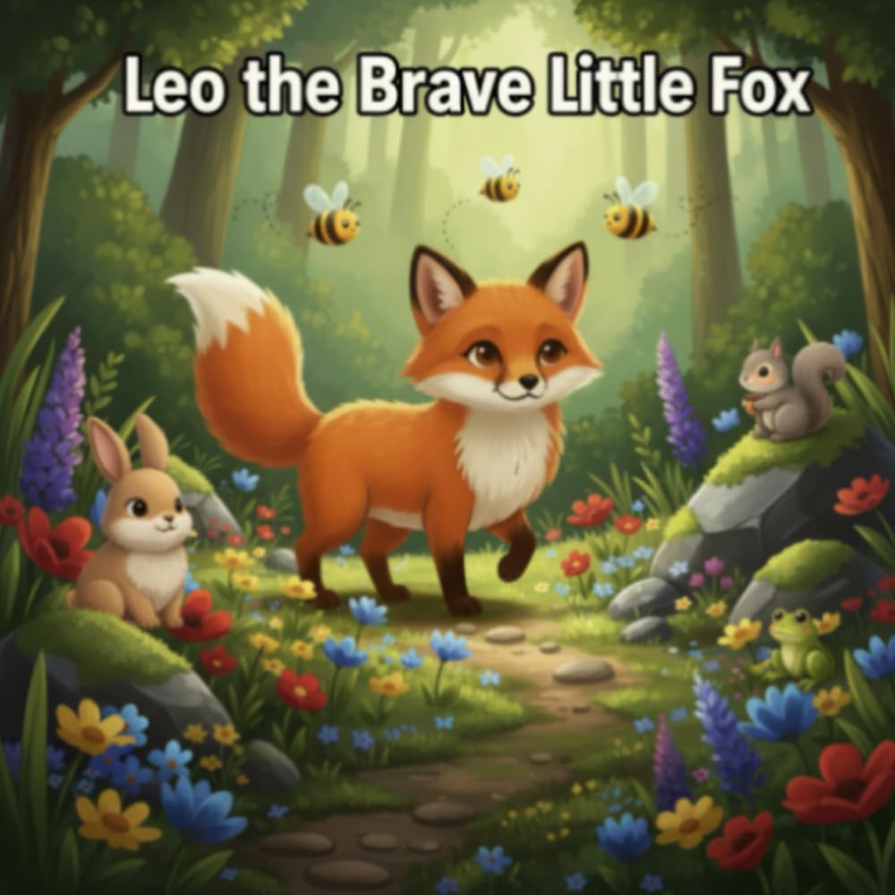 Leo the Brave Little Fox: A Sweet Bedtime Story About Courage and Kindness