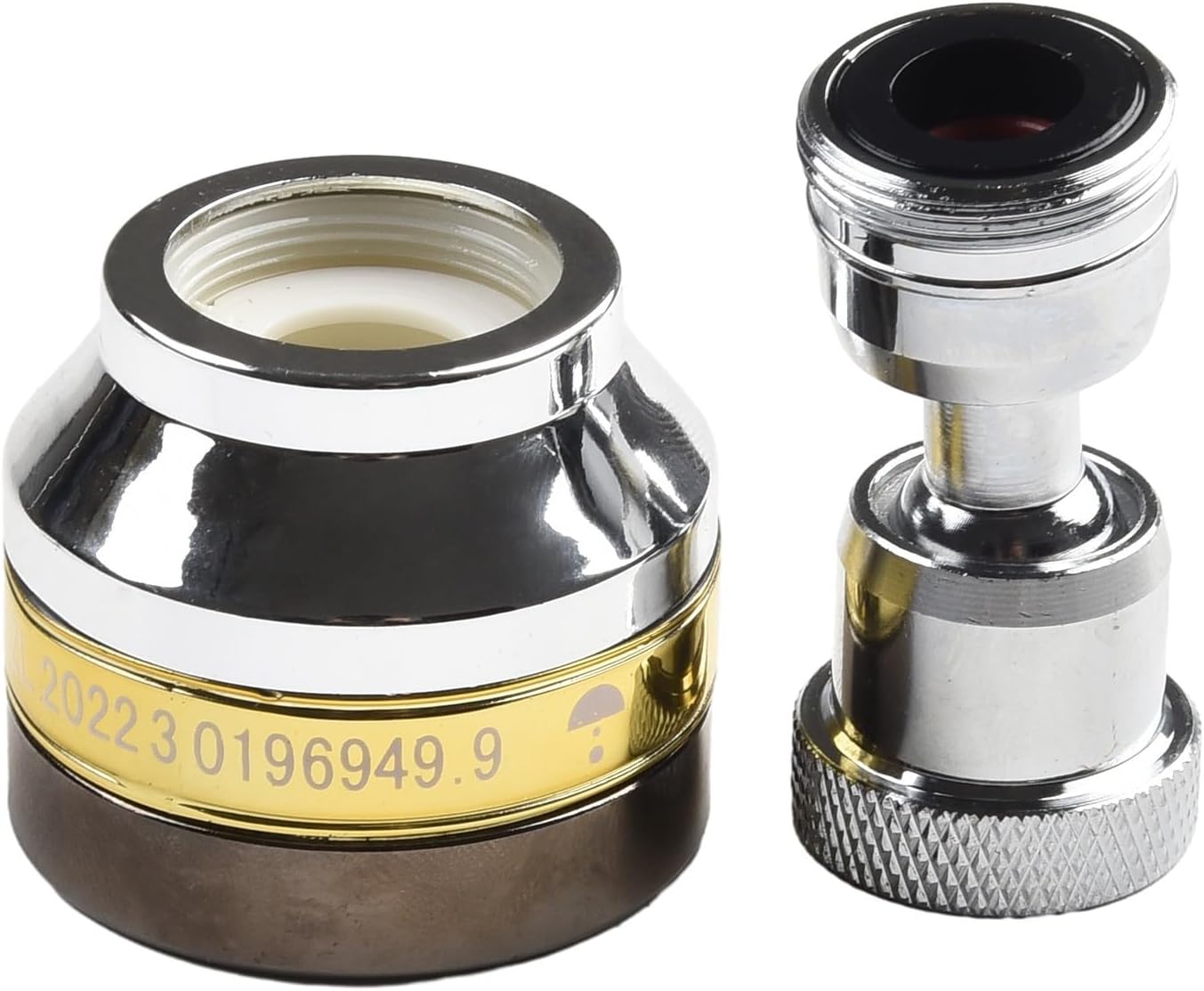 Kitchen Faucet Splash Guard, All-Copper Rotatable Semi-Copper Short Model + Free Universal Connector