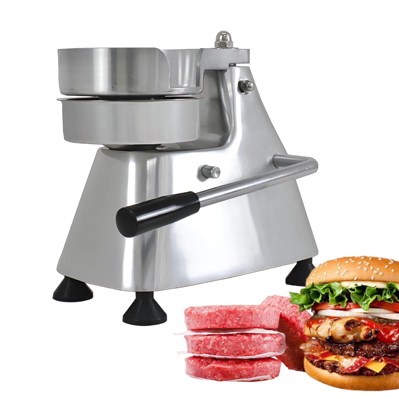 Eiwitany Burger Press Patty Maker - Manual Hamburger Forming Machine for Perfect Patties at Home & Restaurants - Effortless Meat Patty Processor