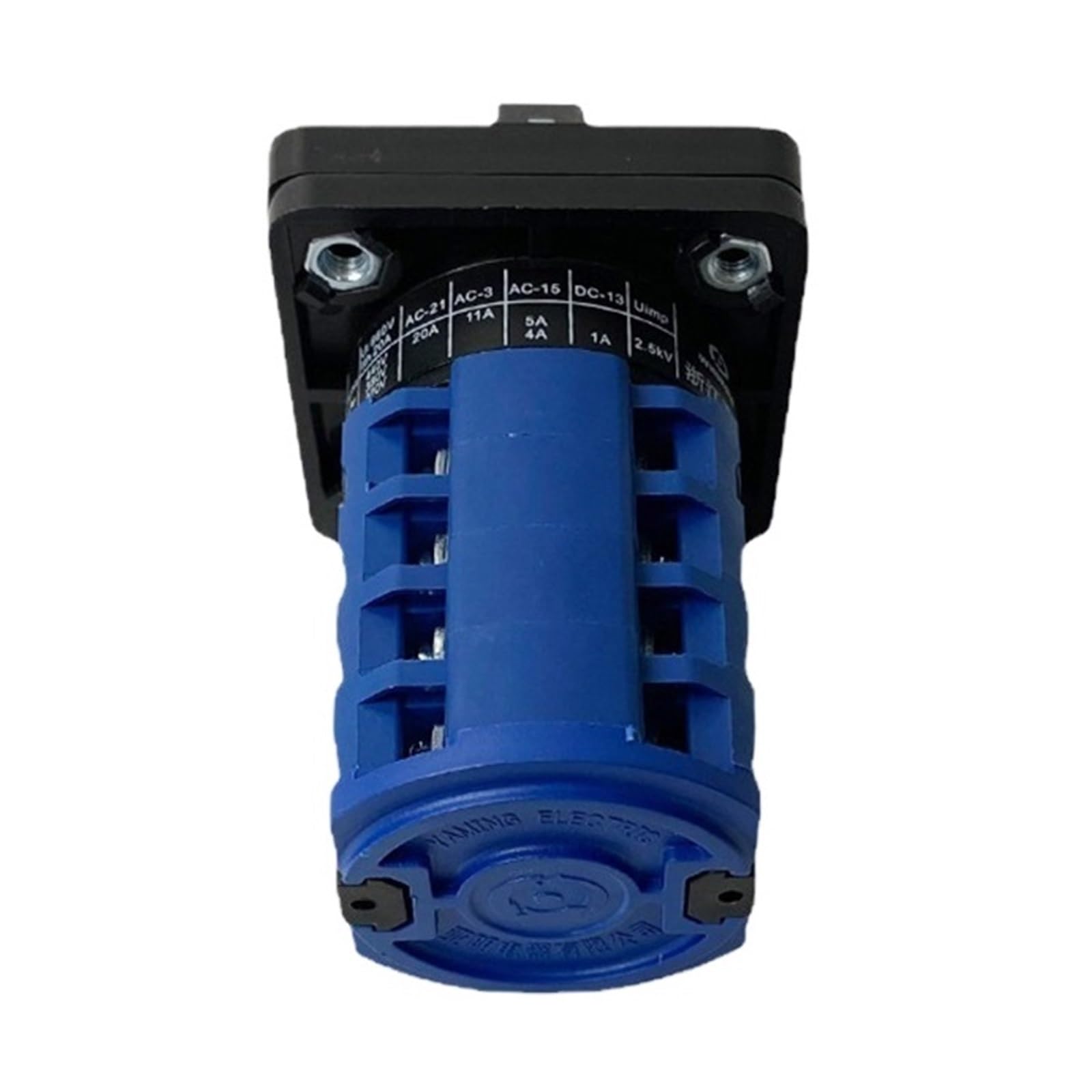 YWZVBSDCS LW26-20 Rail Mounted Multi Position Rotary Cam Switch 690V 20A 4 Level Changeover Selector YMW26 LW28(1-0-1 Reset)