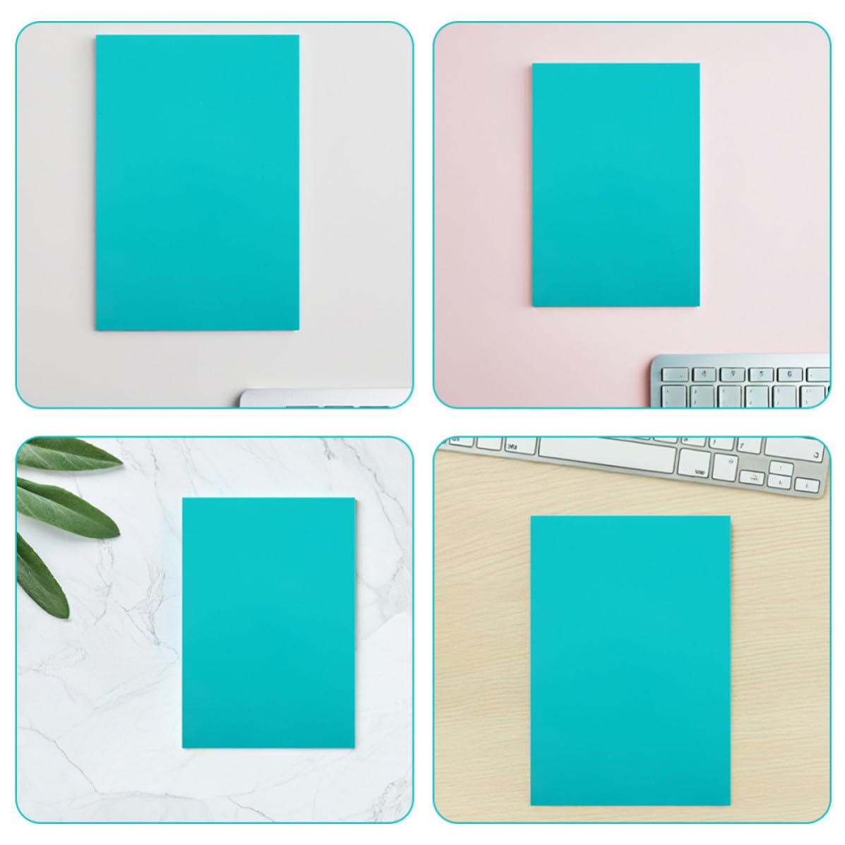 ULTECHNOVO 4 Piezas Bloques de Linóleo de Pvc para Grabado Artístico, Tamaño A4, Fácil de Usar y Versátiles, Ideales para Proyectos Creativos y Manualidades