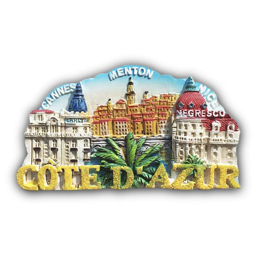 Wedarego Cannes France Cote D'azur 3D Refrigerator Magnet Tourist Souvenirs Stickers,Home & Kitchen Decoration France Fridge Magnet From China