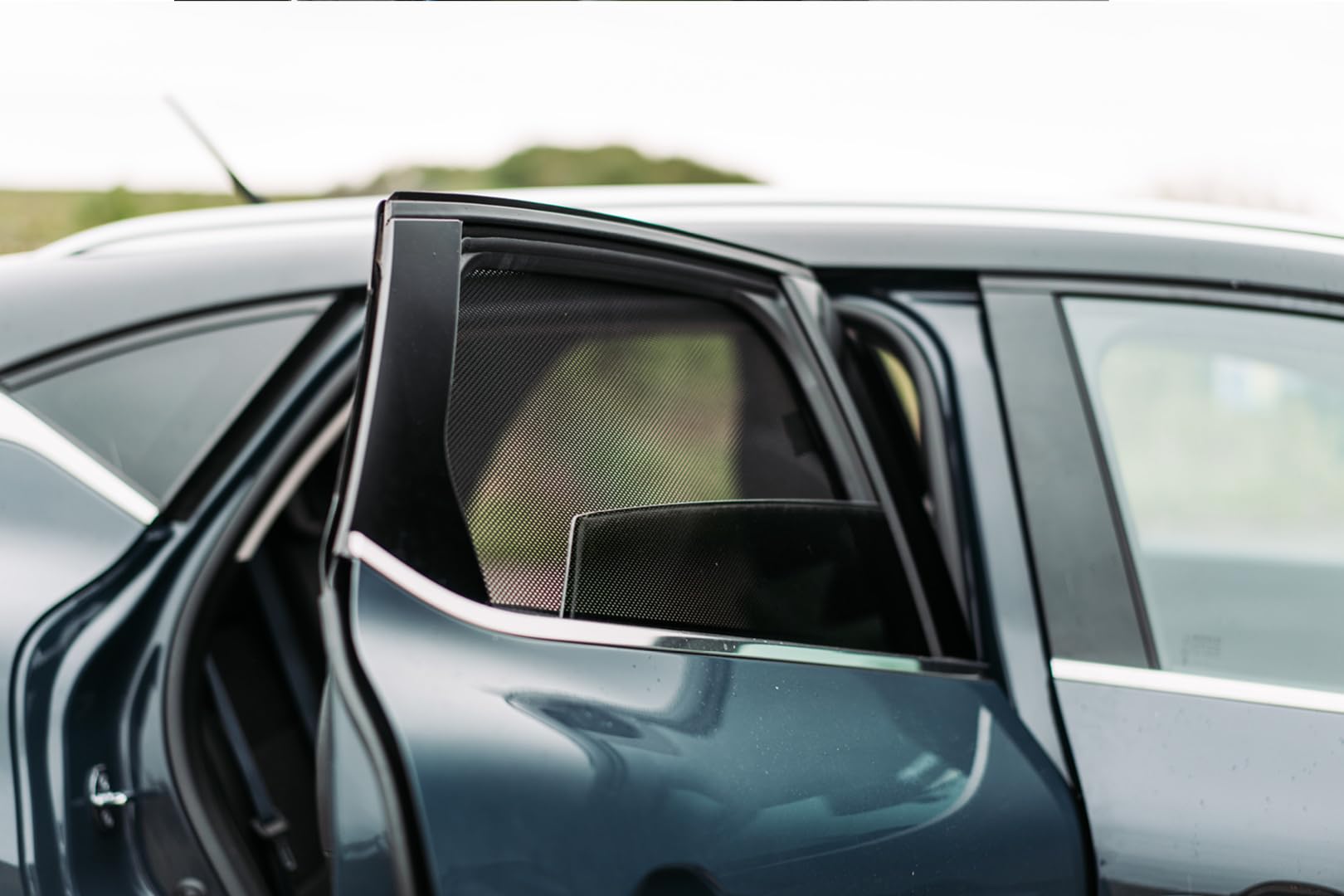 Set de Car Shades Compatible avec Renault Captur II 5 Portes 2020- (6-pièces) Pare-Soleil sur Mesure pour Voiture