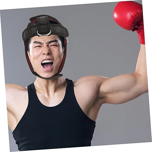 Miniatura 2 de Entrenador de cabeza y cuello para entrenamiento de cuello de interior, arnés de levantamiento de pesas para cuello, entrenamiento de cuello, arnés