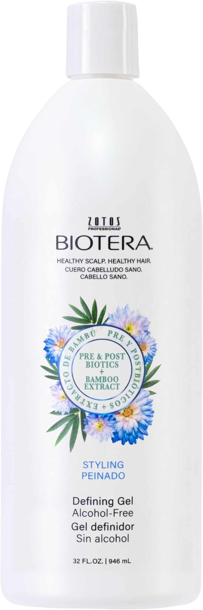 Styling Defining Gel Alcohol-Free | Flexible Sculpting & Shaping | Radiant Shine | No Stickiness or Flaking | Vegan & Cruelty Free | Paraben Free | Color-Safe | 32 Fl Oz