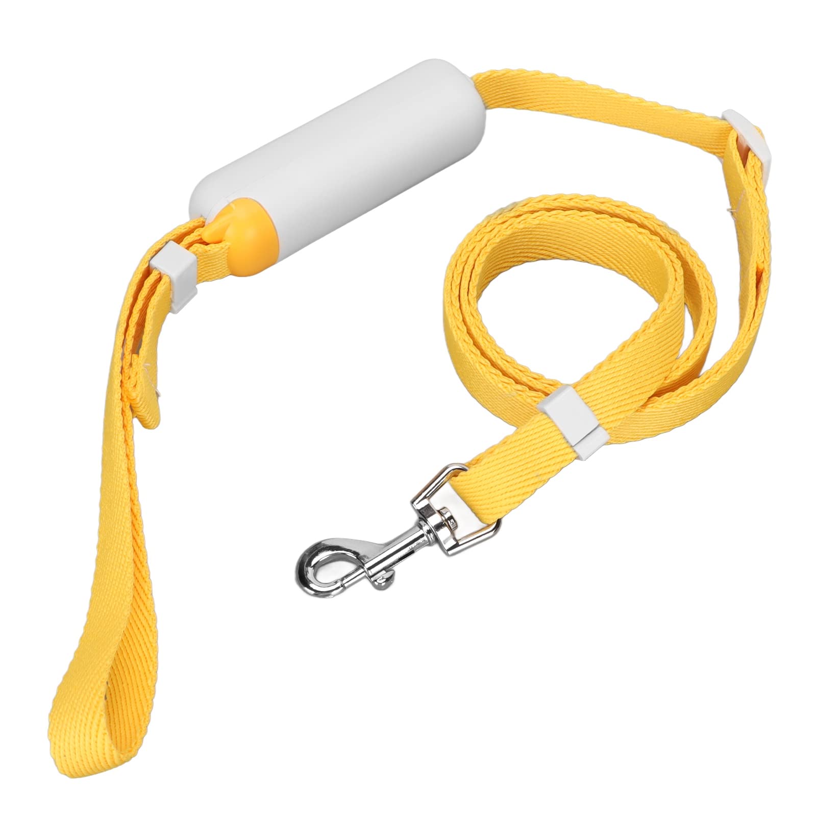 Gavigain Retractable Dog Leash, Adjustable Length, Snap Lock, Ergonomic Design, Built in Hanging Loop, for Comfortable Dog Walking and Outdoor Activities (White)