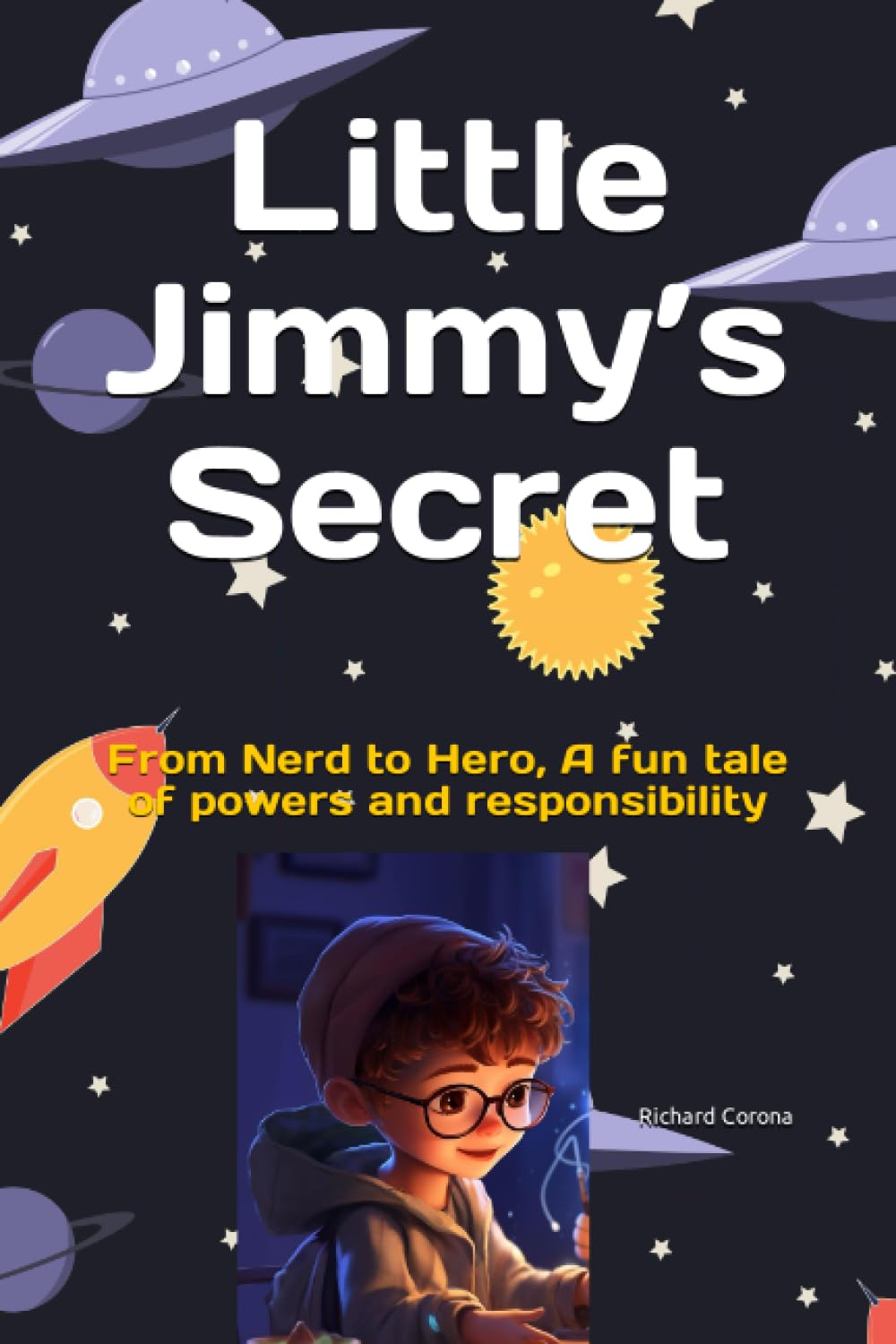 Little Jimmy’s Secret: From Nerd to Hero, A fun tale of powers and responsibility