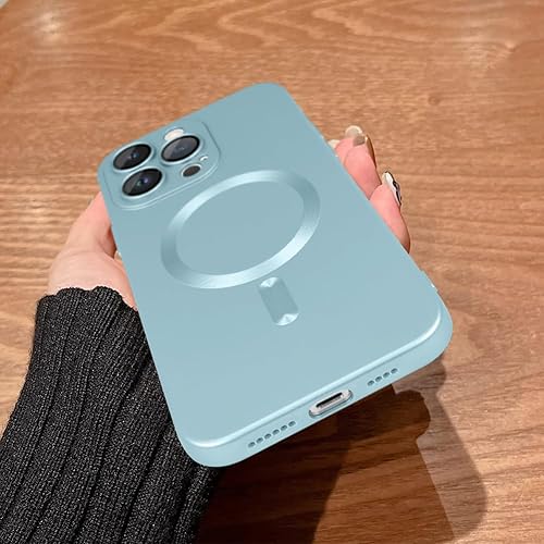 Miniatura 3 de MOWIME Funda magnética compatible con iPhone 15 Pro compatible con Magsafe protector de lente de cámara delgada a prueba de golpes protección contra