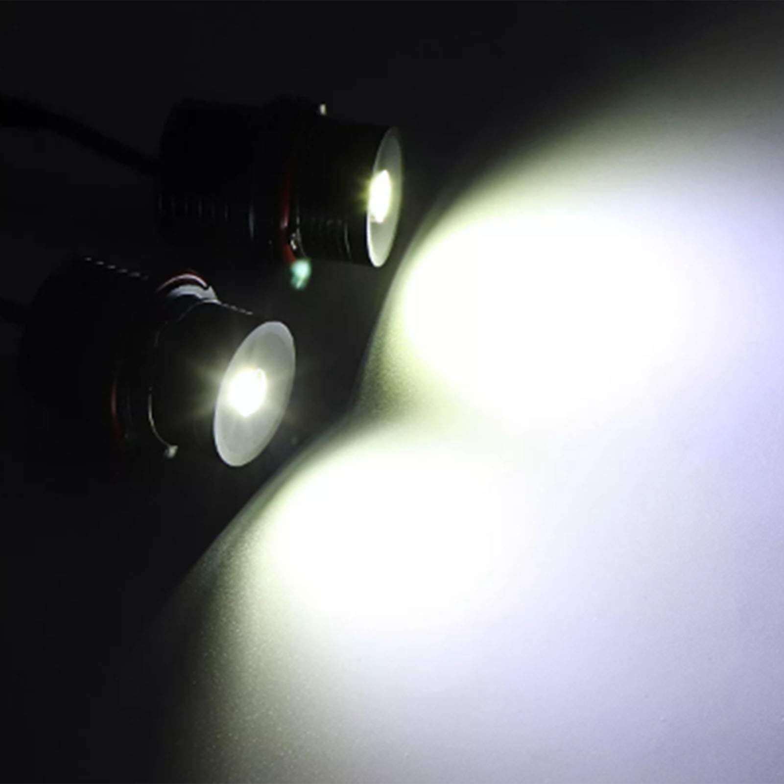 Blanc haute puissance 6500 K 40 W/pcs LED Angel Eyes Halo anneau marqueur ampoule de remplacement pour BMW E39 E53 E60 E63