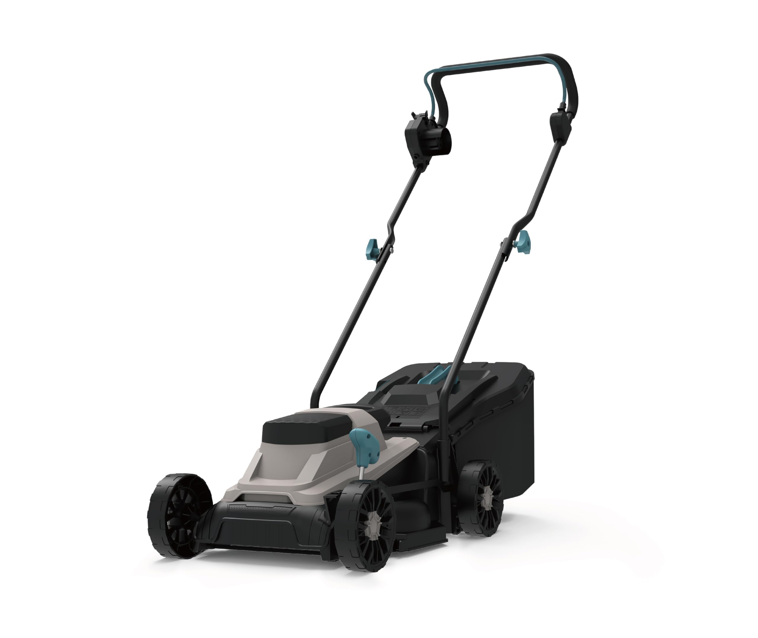 NeoKraft Elektro-Rasenmäher 1300W – 33 cm Schnittbreite – Elektrischer Mäher mit 30L Fangkorb & 6-facher Schnitthöhenverstellung – Kompakt & Leistungsstark - Rasenmäher - Gartenmäher