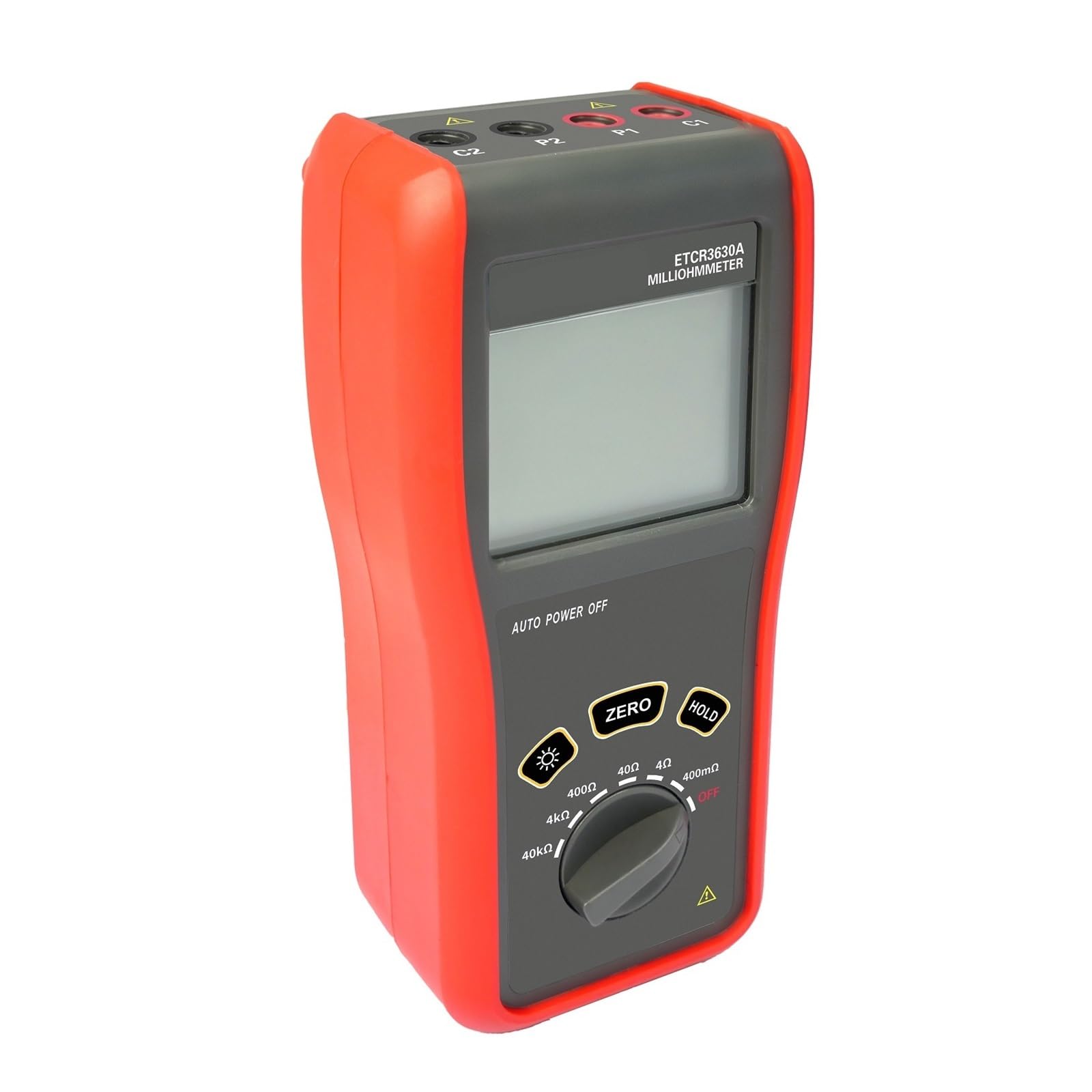 Medidor de Resistencia, Miliohmímetro portátil 3630A, medidor de baja resistencia CC de 0,1 mΩ-40 kΩ, prueba de 4 cables