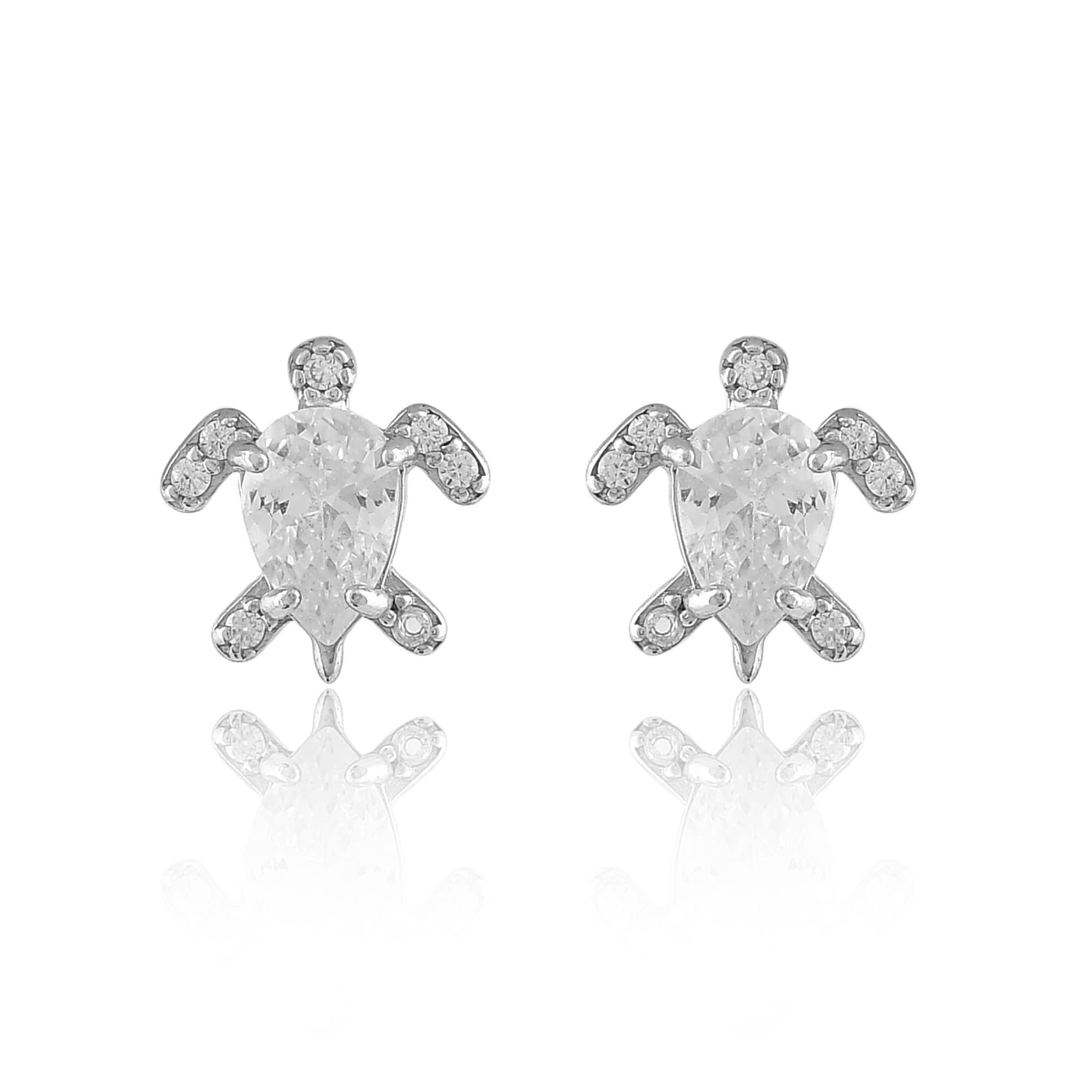Nemichand Jewels 925 Pure Sterling Silver Turtle Stud Earrings For Women (B0CWF1KH65) Amazon Price History, Amazon Price Tracker
