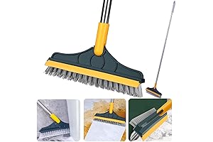 Zjoella 2-in-1 Cleaning Scrub Brush for Carpets and Floors