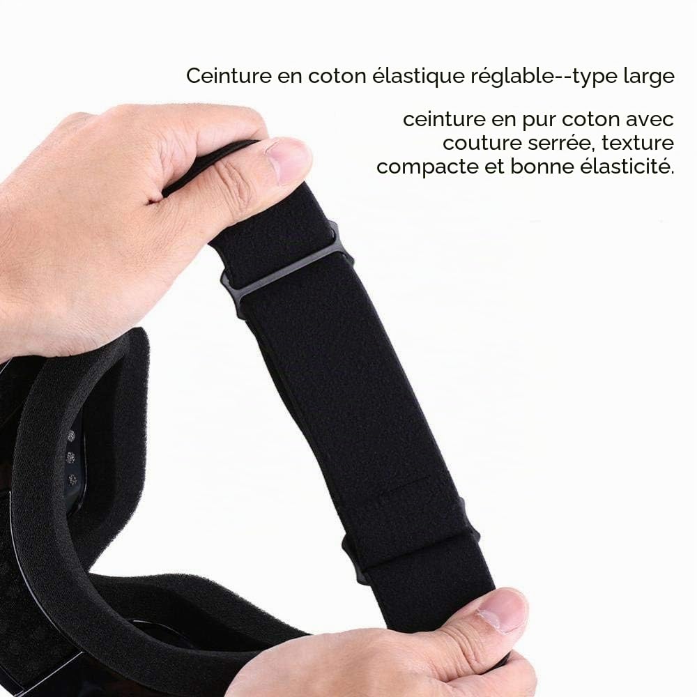 Lunettes de moto de qualité supérieure - Anti-buée - Anti-UV - Avec double lentille - Rembourrage en mousse - Pour activités de plein air - Ski - Cyclisme - Snowboard - Randonnée - Protection des yeux