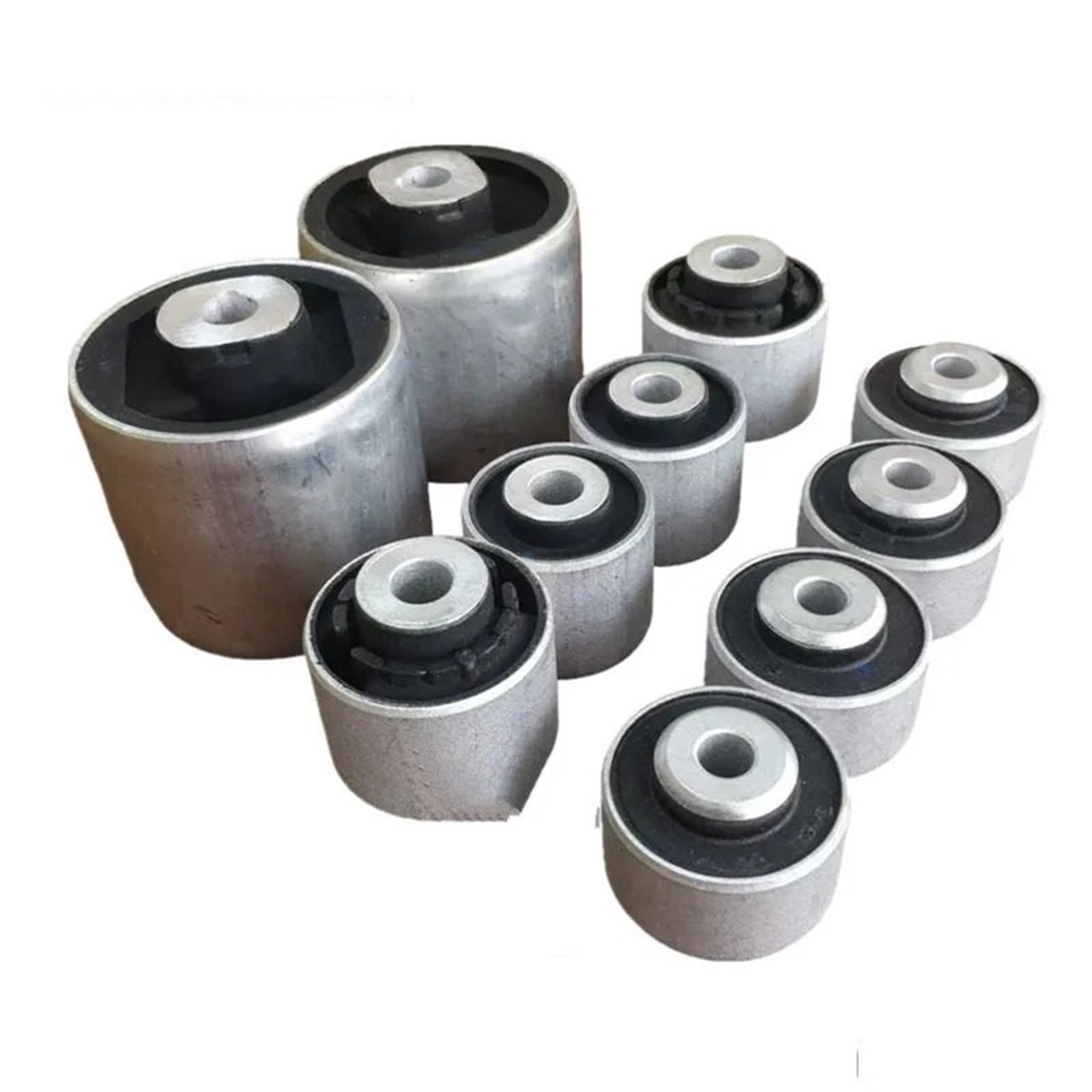 Wahacz boczny Pasuje do AUDI Q5 A5 A6 C7 RS4 RS6 A7 10 sztuk tuleja wahacza przedniego zawieszenia 8K0407515 8K0407183 4E0407181 4GD407182 zawieszenie koła