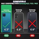 TheGiftKart Crystal Clear Back Cover Case for Samsung Galaxy M12 / F12 / A12 | Shock Proof 360° Protection | Hard Clear Back Cover Case for Samsung M12 / F12 / A12 (PC & TPU, Transparent Bumper) gallery image