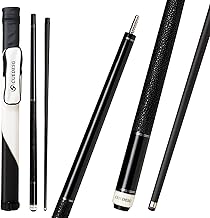 Carbon Fiber Pool Cue Stick 10.5mm/11.8mm/12.5mm,Low Deflection Pool Stick,Professional Cue Stick with Case