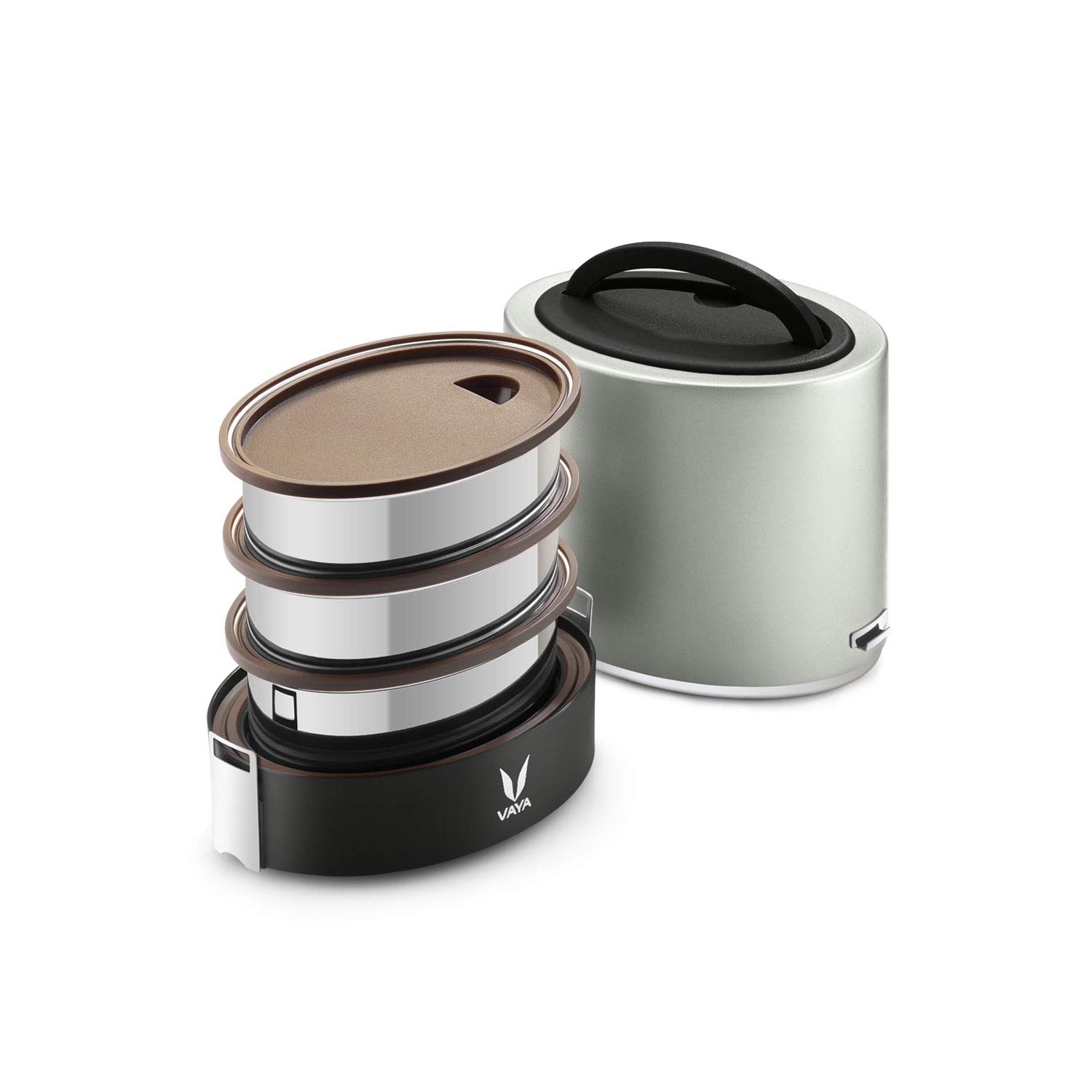 VAYA TYFFYN Purple Lunch Box - Stainless Steel -8 VAYA TYFFYN Purple Lunch Box - Stainless Steel -8