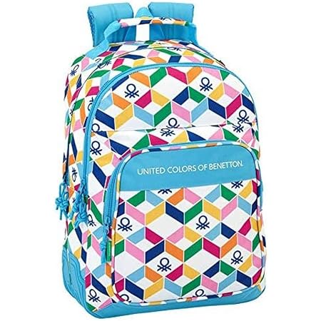 Benetton Mochila, color celeste/multicolor, 42 cm (611852773) : Amazon.es:  Equipaje