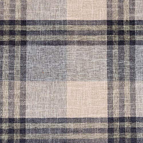 Park Hill Collection Farmhouse Blue Plaid Throw Pillow, 22-Inch Length #TOP2