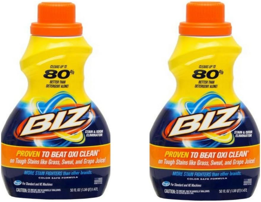 Biz Stain and Odor Eliminator 50 Ounce (2 pack) Health