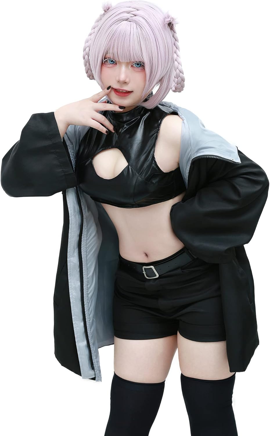 C-ZOFEK Conjunto completo de traje de cosplay de Nazuna Nanakusa de anime Call of The Night