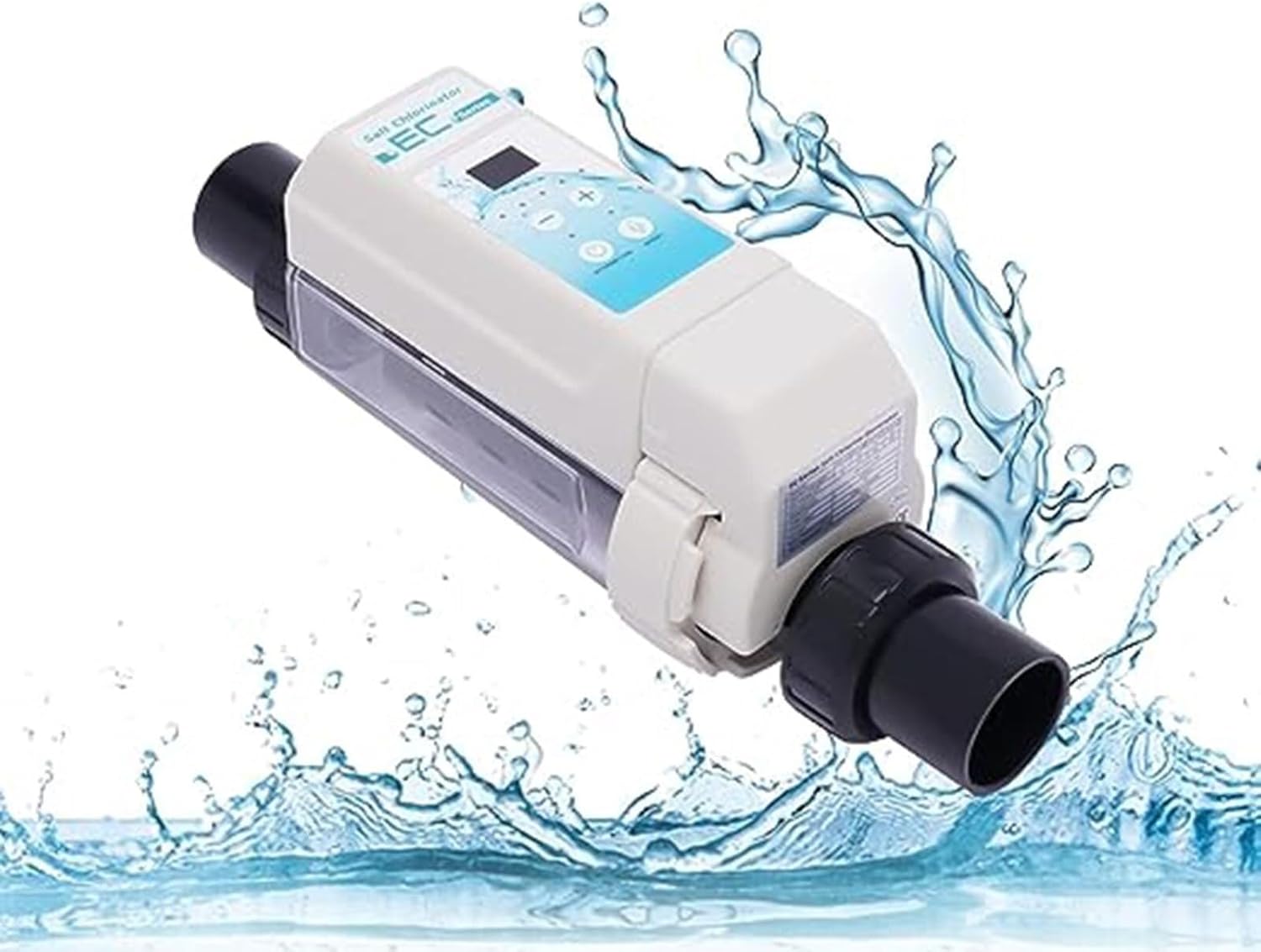 Chlorine Generator System,Salt Water Chlorator, Salt System Pool with Salt Water for Spa Swimming Pool (Size : 12)