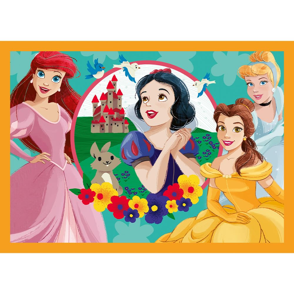 Trefl - Disney, Bajkowe Historie - Puzzle 4w1, 4 Układanki, od 35 do 70 Elementów - Różny Stopień Trudności, dla Dzieci od 4 lat