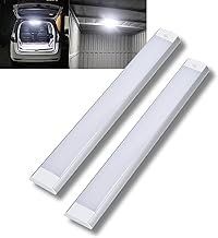 LED Room Lamp, Car LED Light, 12V-80V Milky Acrylic Cover, White, Car and Marine Lighting (2 Pieces)
