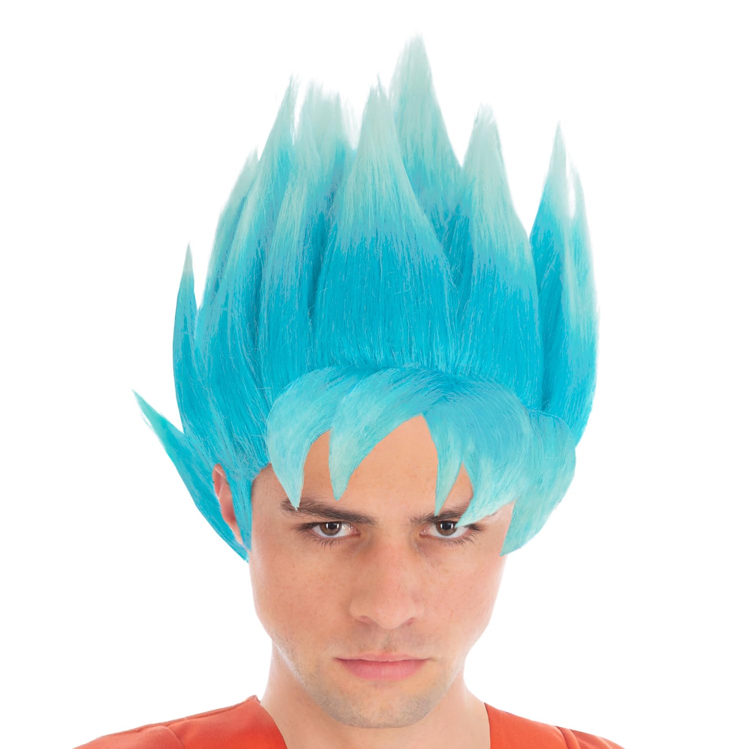 Chaks - Peluca de Goku Super Saiyajin Dios para niños, anime
