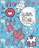 Sticker Book my favorite World 3: Cute Blank Sticker Book For Girls & Boys 4-8 age, Blank Sticker Collection my favorite world 3 , Memory Collecting Book.
