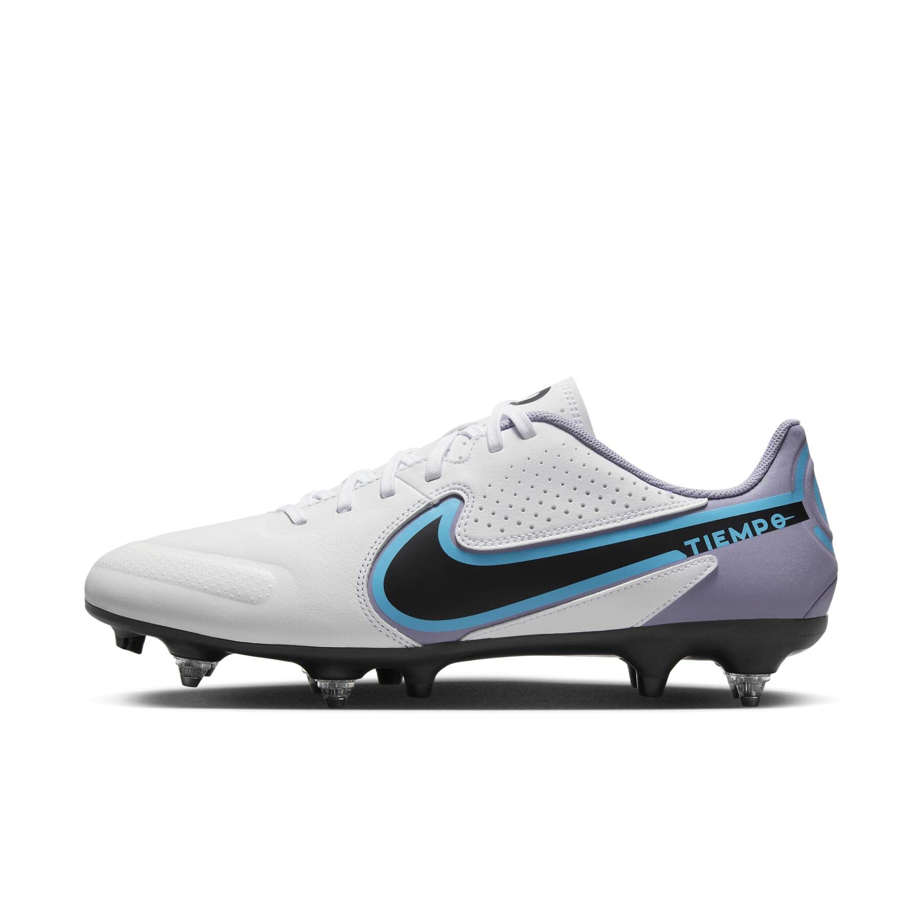 NIKE Unisex Tiempo Legend 9 Academy Sg-pro Ac Sneaker, White Black