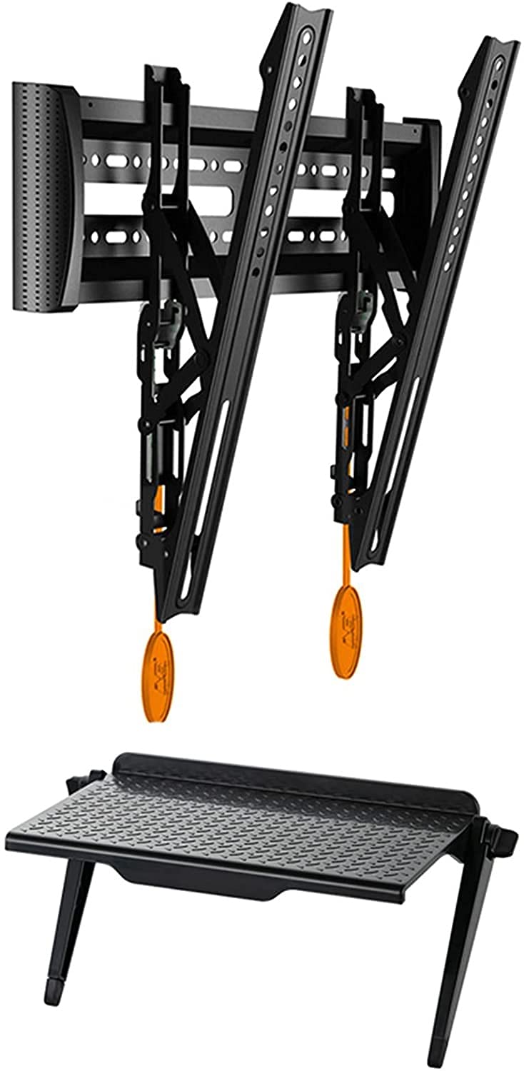 Supporti TV Supporti Supporto TV, Supporto TV Fisso da Parete Supporto TV Ultra Sottile da Parete per la Maggior Parte dei TV LED LCD OLED e al Plasma da 32-55 Pollici, Max 400x400