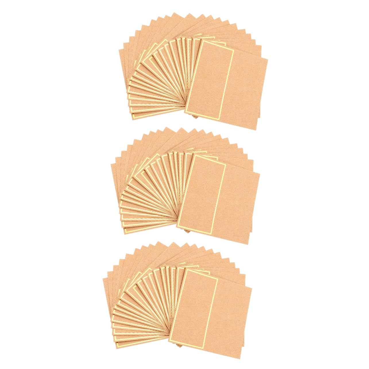 SHINEOFI 150stücke Hochzeit Platzkarten Mit Goldprägung Elegante Tischkarten Für Hochzeiten Feiern Und Events Blanko Tischreservierungskarten Aus Kraftpapier