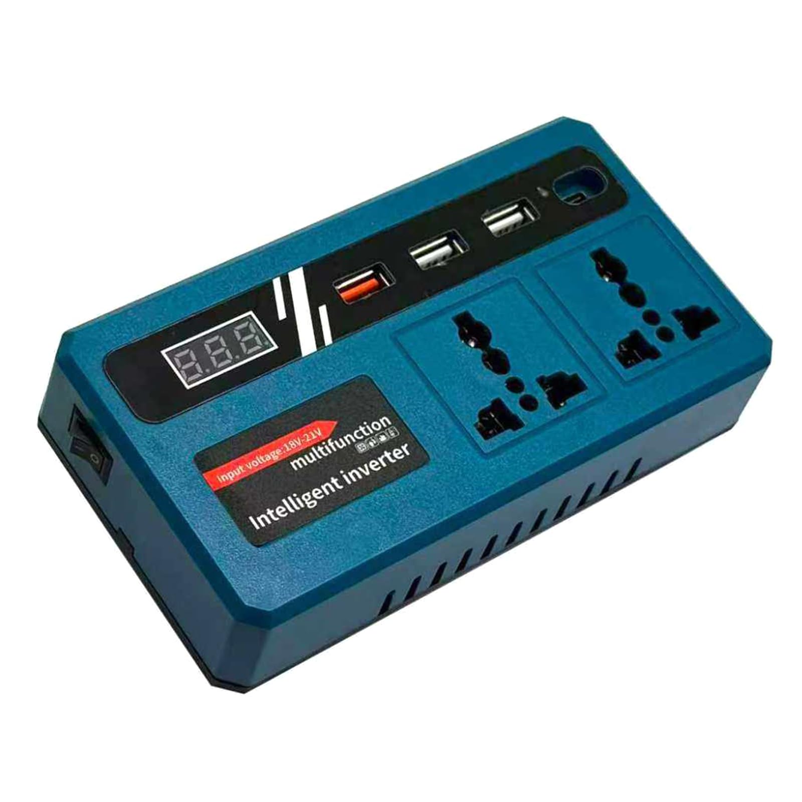 Nvoqilin Multi-Port And Inverter 18-21V Input 220V Output Featuring Ac Sockets Type C Power Inverter