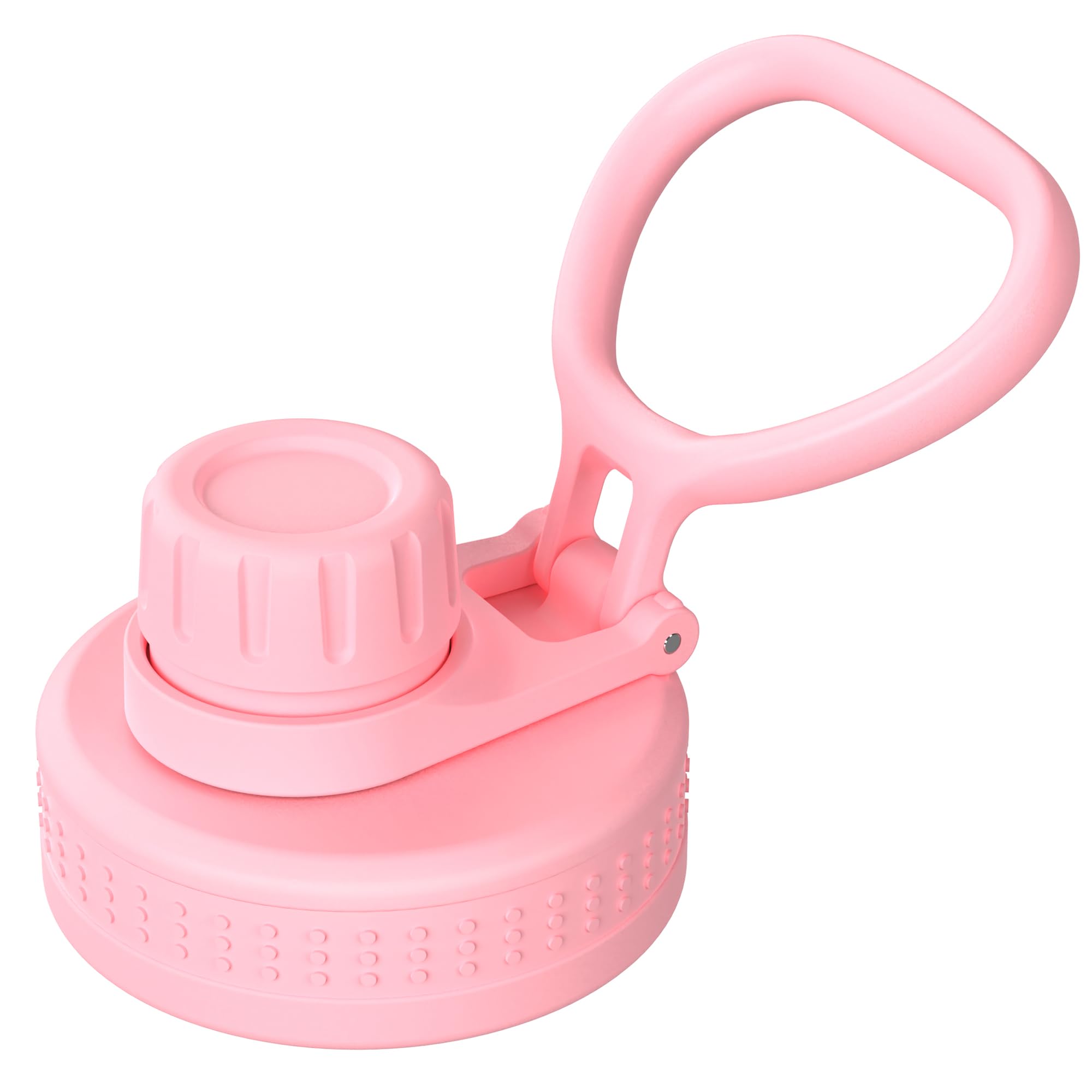 Auto Flip Lid For Wide Mouth Water Bottles - Replacement Chug Cap, BPA-Free & Leak Proof - View #4