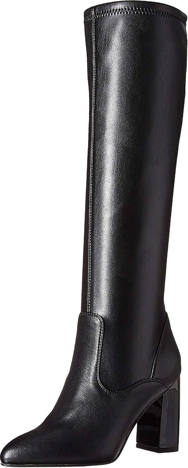 Franco Sarto Womens Katherine Pointed Toe Knee High Boots Black Stretch 6.5 M by Franco Sarto - Used condition - US$19.17