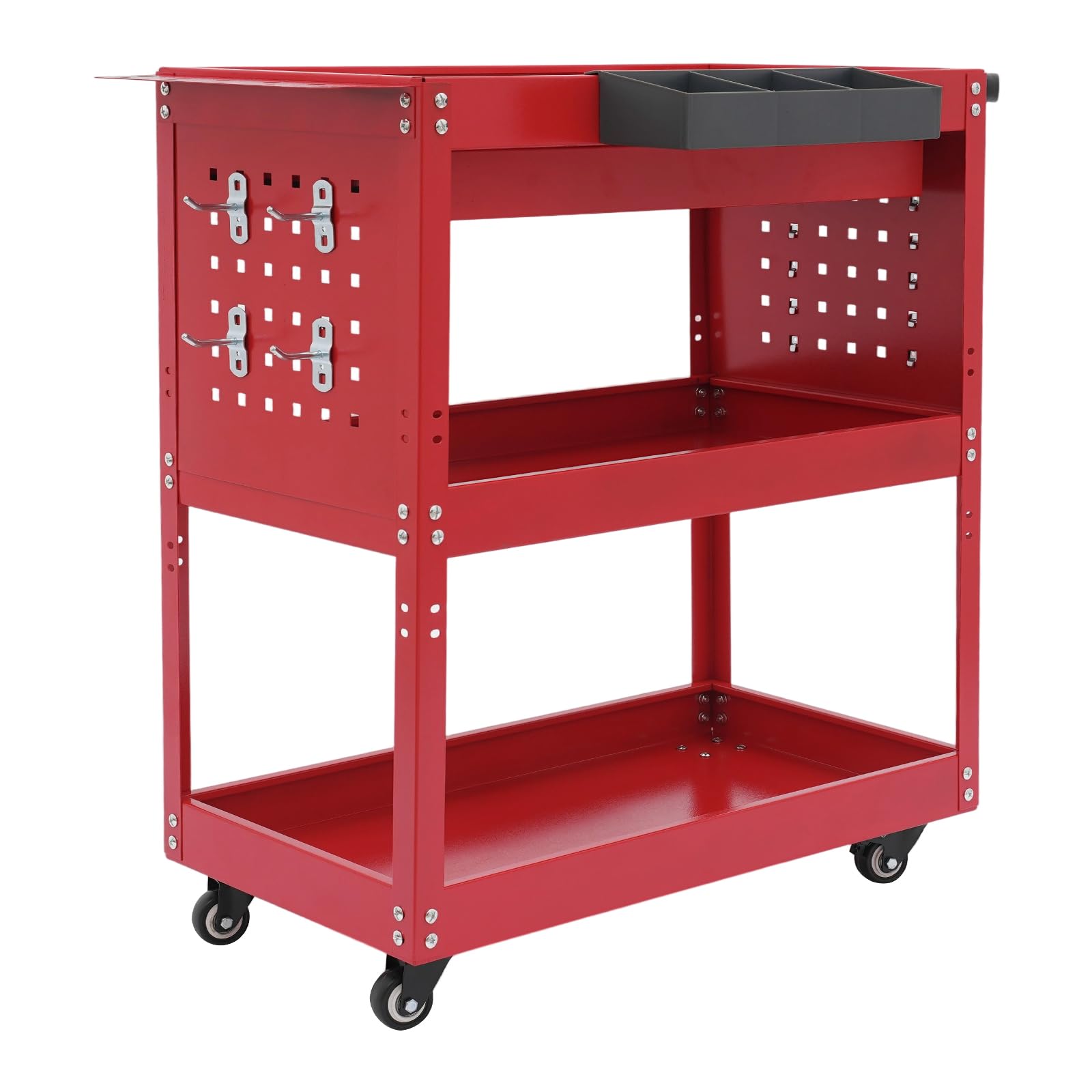 Carrello portautensili a 3 livelli, con cassetto