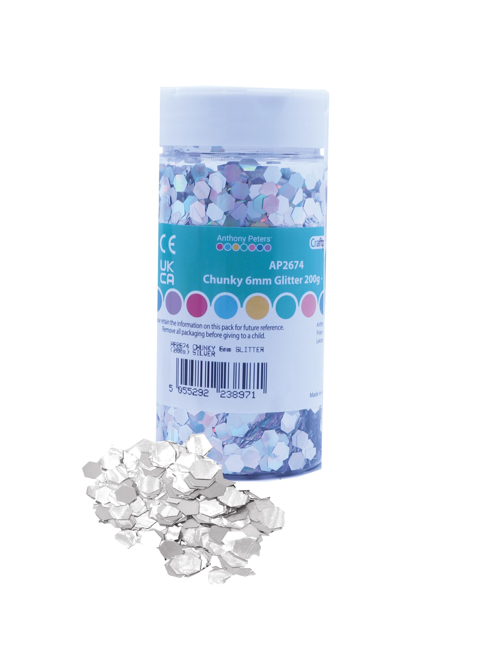 Chunky Glitter, Silver