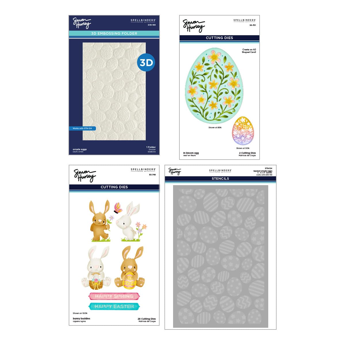 Happy Spring I Want It All Bundle Simon Hurley set completo de scrapbooking 8