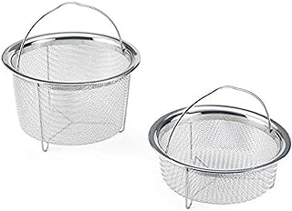 Instant Pot Official Mesh Steamer Basket Set, Stainless Steel, Dual-Purp...