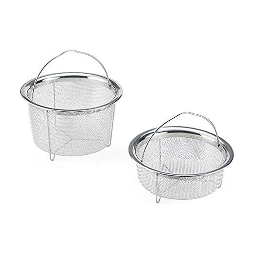 Instant Pot Official Mesh Steamer Basket, Set of 2, Stainless Steel