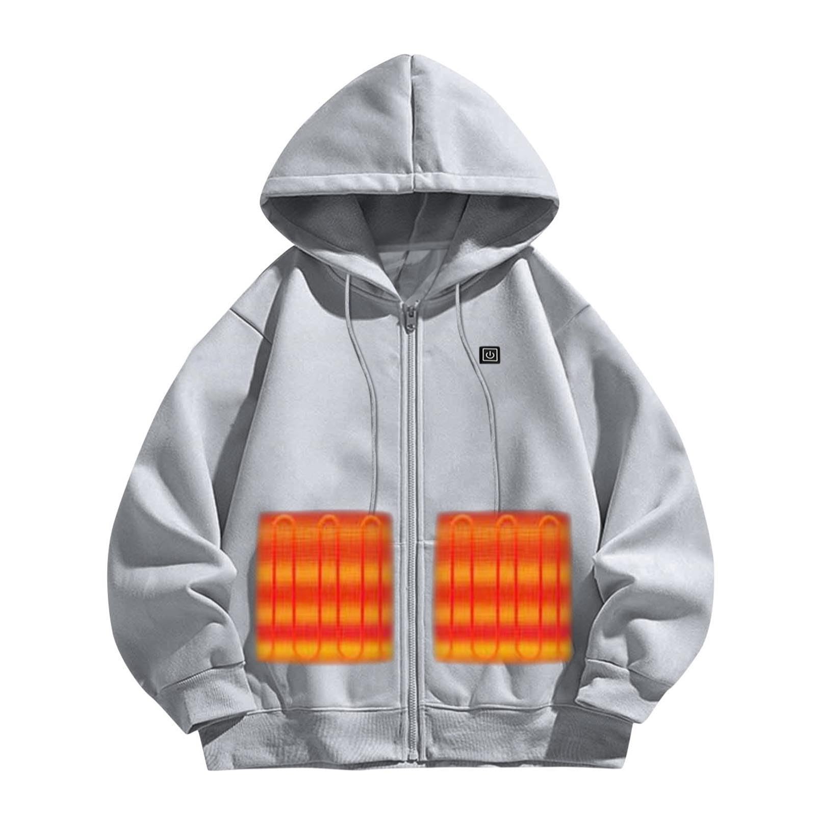 Podgrzewana bluza dla dzieci chłopcy dziewczęta bluzy grzewcze swetry 5 stref grzewczych podgrzewane kurtki USB elektryczny ogrzewacz ciała 3 regulowana temperatura podgrzewany sweter zimowy sweter