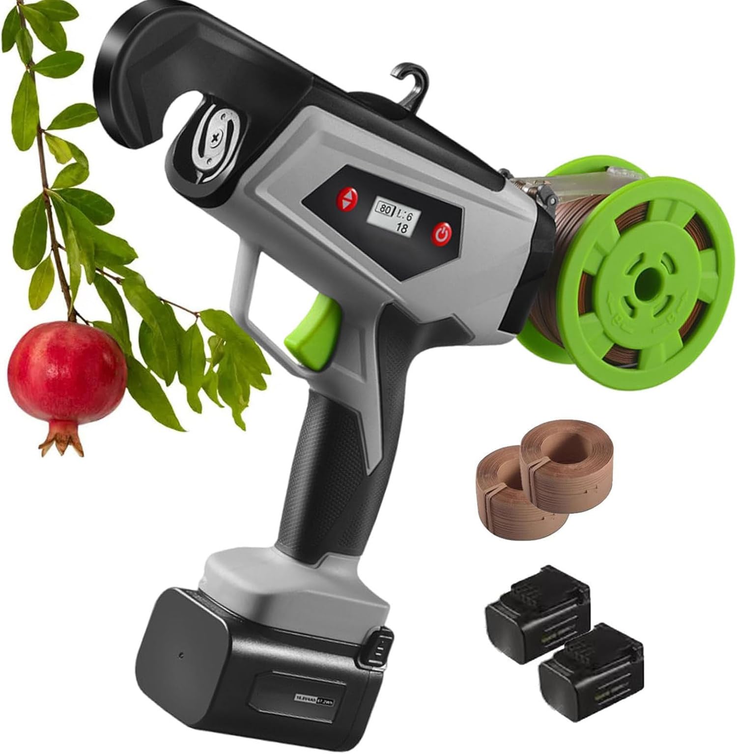 Legatrice elettrica ricaricabile della vite, pianta a batteria che torce macchina con diametro del fascio di 25mm, per viti agricole