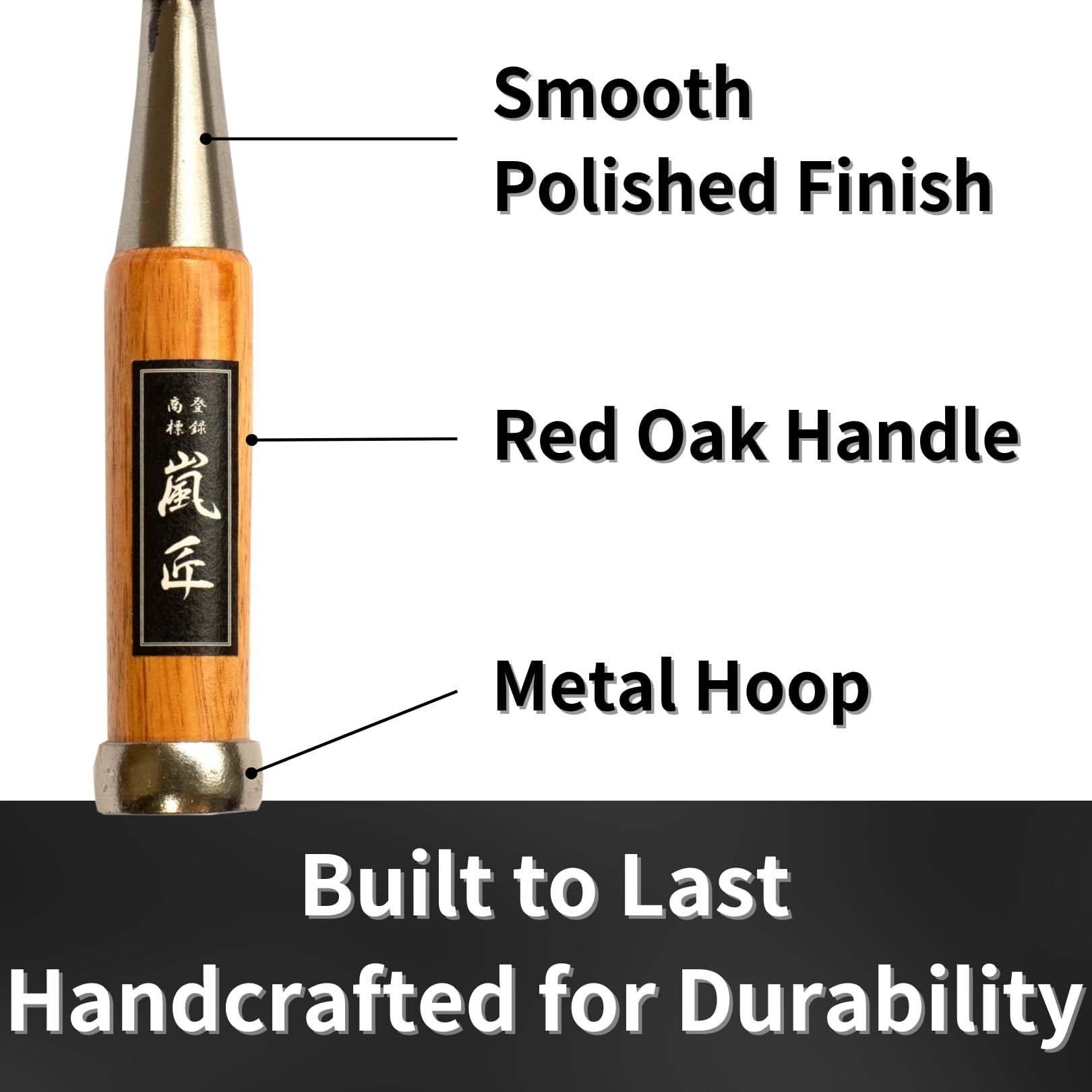 Japanese Woodworking Chisel With Red Oak Handle - Ethiopia - View #6