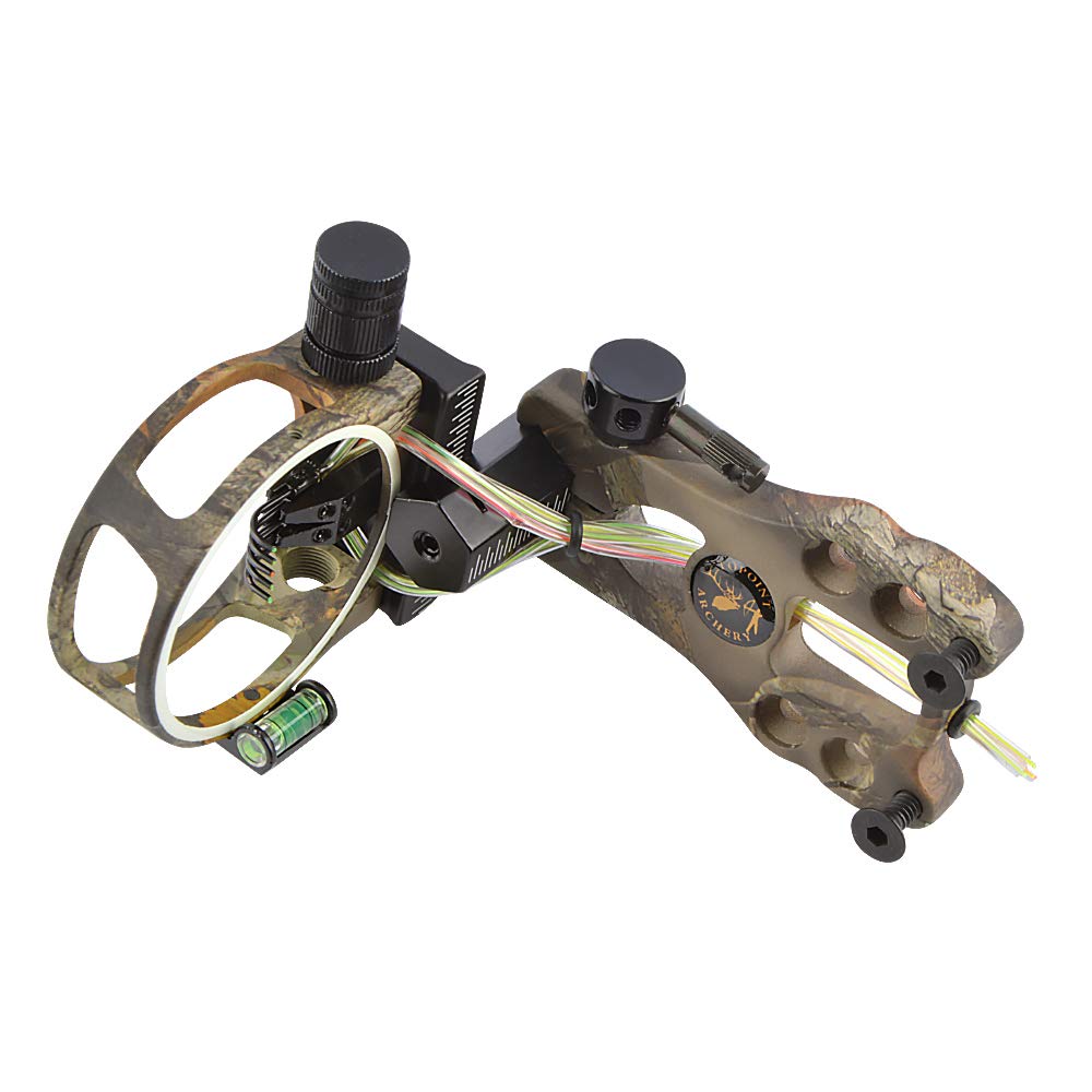 Bogenschießen Zubehör Set Bogenschießen Kit 5 Pin Visier mit Pfeilauflage Stabilisator Peep Sight Geflochtene Bogenschlinge D-Loop für Compoundbogen
