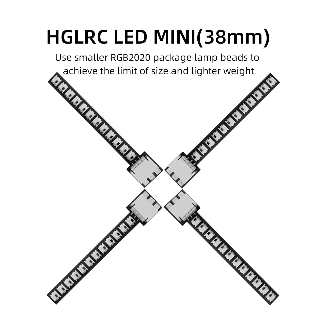 HGLRC LED MINI (38mm) 4PCS for FPV Racing Drone Quadcopter Drone