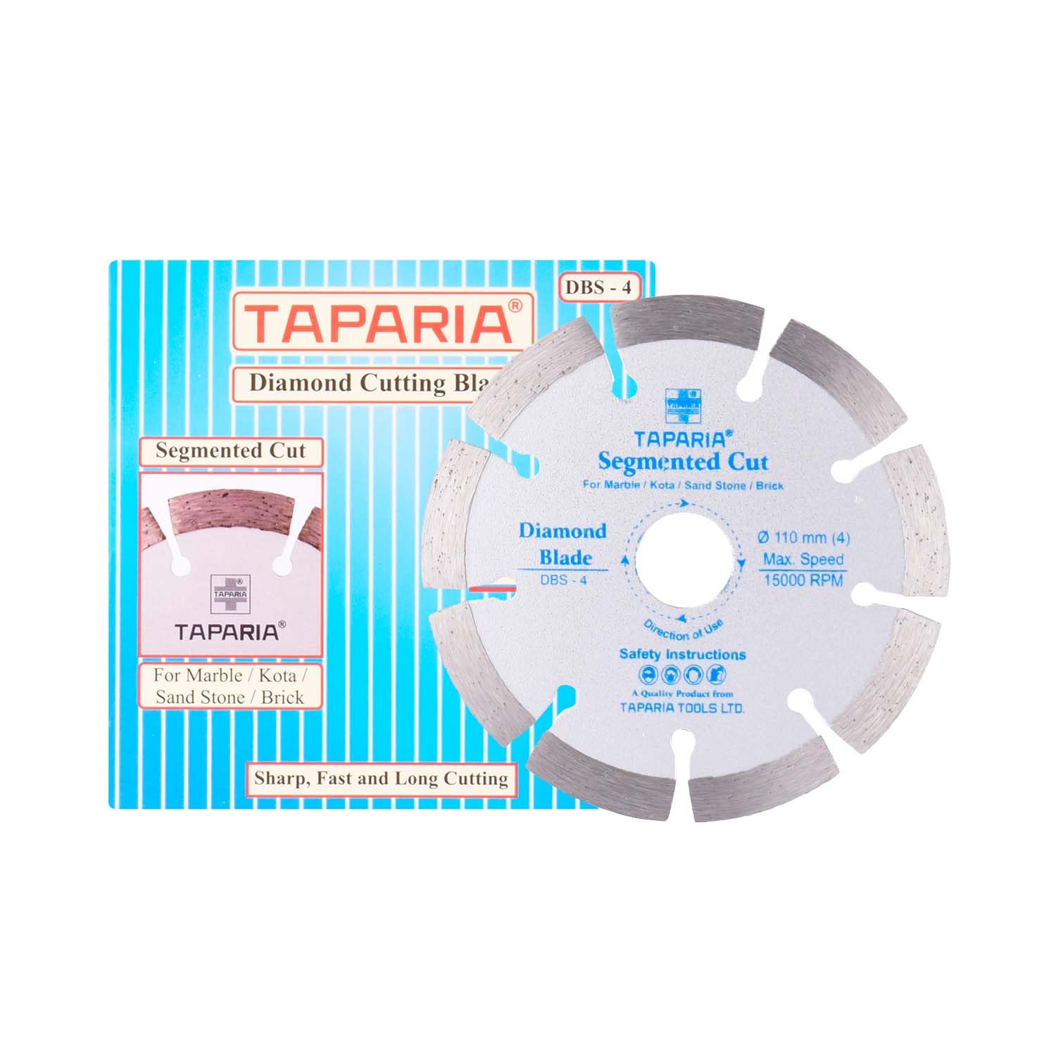 Taparia DBS-4 110Mm Diamond Cutting Blade Segmented Cut - 1 piece (B00LGE12GU) Amazon Price History, Amazon Price Tracker