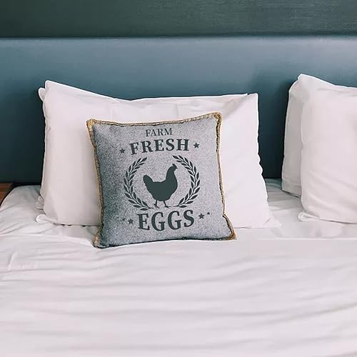 Miniatura 6 de 4 plantillas de granja de gallina y pollo, plantillas de huevos frescos de granja, plantillas rústicas reutilizables, plantillas de bricolaje para