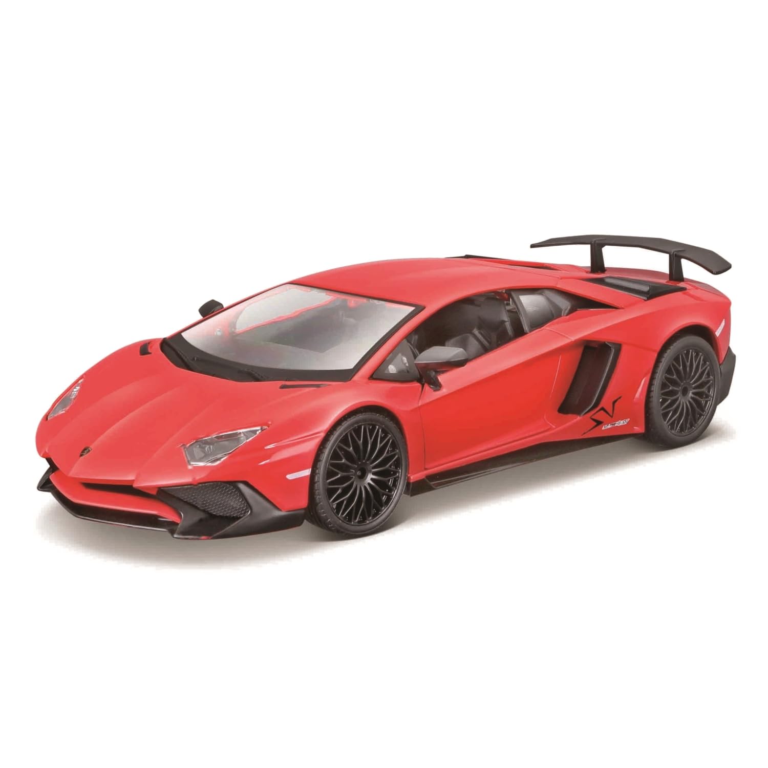 Bburago B18-21079 1:24 Scale A Lamborghini Aventador Die-Cast Model, Red